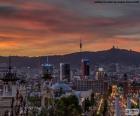 Barcelona günbatımı